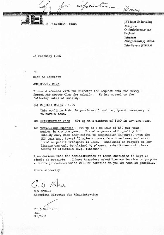 JET Soccer Club launched with begging bowl Feb 1986.jpg